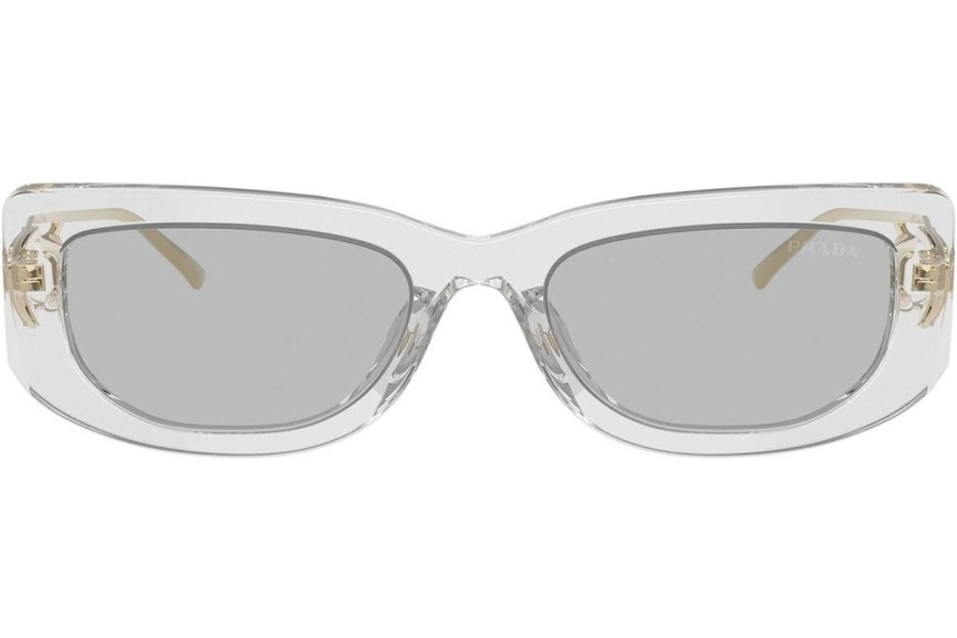 Prada PR 14YS (12R50K) 53 | Kadın Şeffaf Gri Güneş Gözlüğü